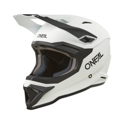 Κράνος μηχανής motocross O'NEAL 1SERIES SOLID WHITE V.24